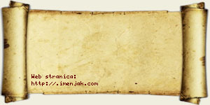 Tanja Aćimac vizit kartica